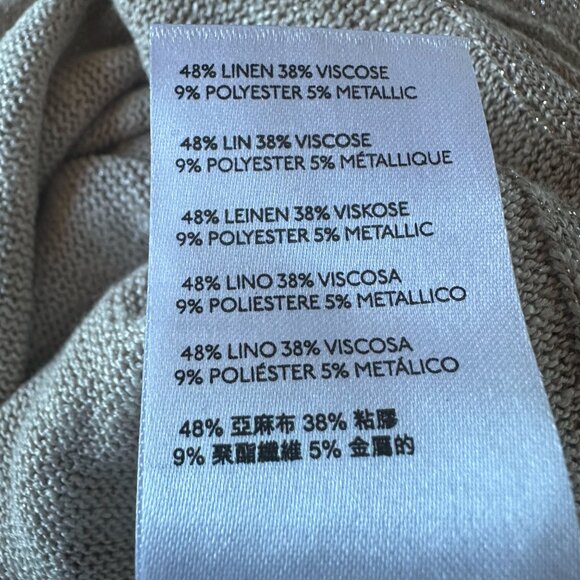 Anthropologie Alicia Gold Shimmer Pullover - Picture 5 of 5